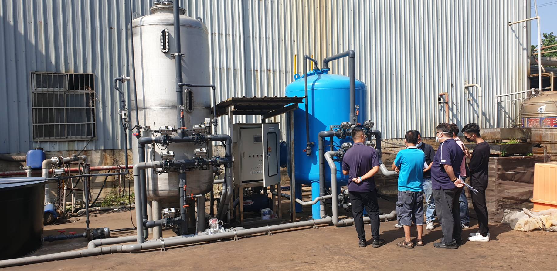 洗衣廠 軟水系統 洗濯用軟水器システム